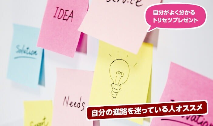 目指す業界が見つかる！自分を知る適職診断