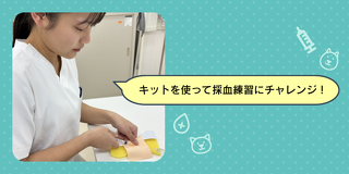 現役獣医さんに教わる！ドキドキ採血体験