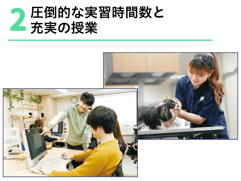 圧倒的な授業時間数